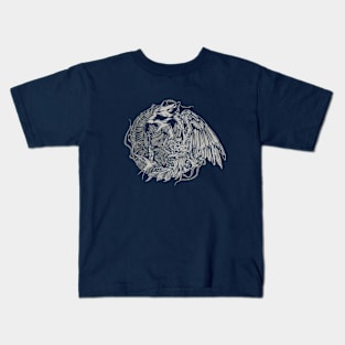 Fox Head, Broken Wings and Bird Kids T-Shirt